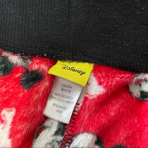 Mickey PJ’s Women Disney Mickey Mouse Fleece 100% Polyester Long Sleeve - Picture 7 of 13